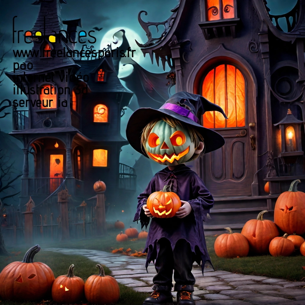 Pao mise en page internet vidéo illustration 3d serveur IA générative AI freelance paris studio de création magazines rix0cnw0